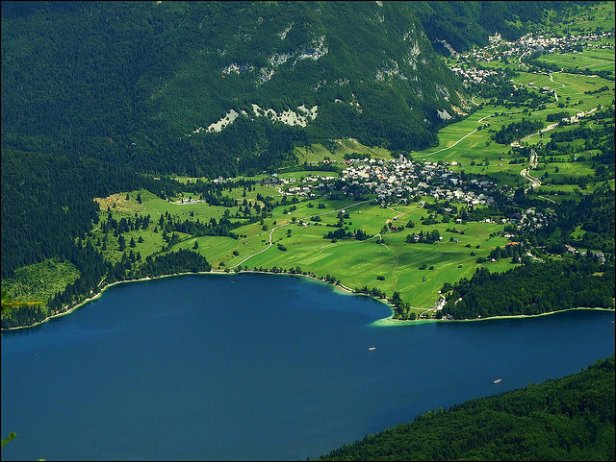 /Lago Bohinj desde Vogel